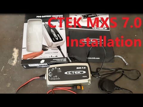 How to install a CTEK MXS 7.0 battery charger in a Land Rover Defender 