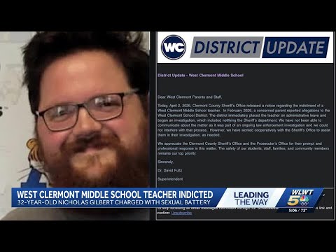 Clermont County middle school teacher indicted on sexual battery charges