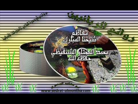 معلومة عن الصنابحي من رواة الحديث الشيخ الشنقيطي