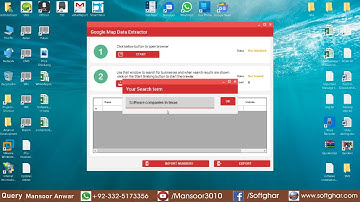 Google Map Data Extractor || Mansoor Anwar || (Urdu)