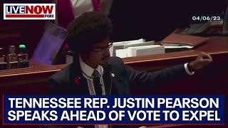 Tennessee House vote: Rep. Justin Pearson speaks ahead of expulsion motion | LiveNOW from FOX