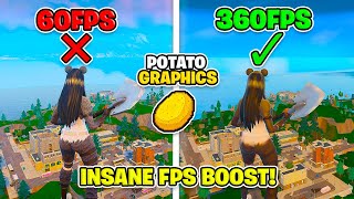 How To Get Potato Graphics in Fortnite Season 4! 2025  (Fixed Ground) *0 DELAY*🥔
