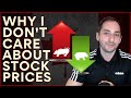Why I don’t care about STOCK PRICES as a Passive Income, Dividend Investor | 6 Reasons
