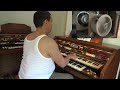 Sois bemvindos  organista bujor florin lucian tocando o rgo farfisa pergamon