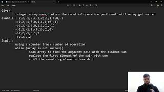 🚀 LeetCode 3507 | Minimum-pair-removal-to-sort-array-I (22-01-2026) | Easy Solution