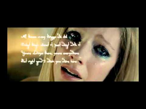 Wish You Were Here Avril Lavigne Lyrics Youtube