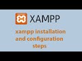 Xampp installation and configuration steps