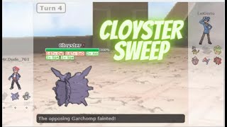 Cloyster Sweep (Pokemon Showdown)