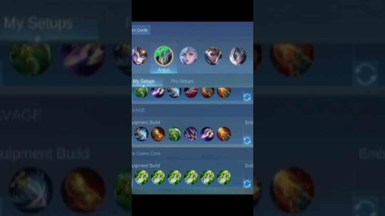 MLBB Best Build Items in ARGUS YEAR 2025 