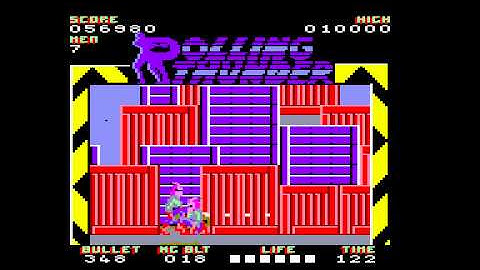 Rolling Thunder - Amstrad CPC (Cheatrun)