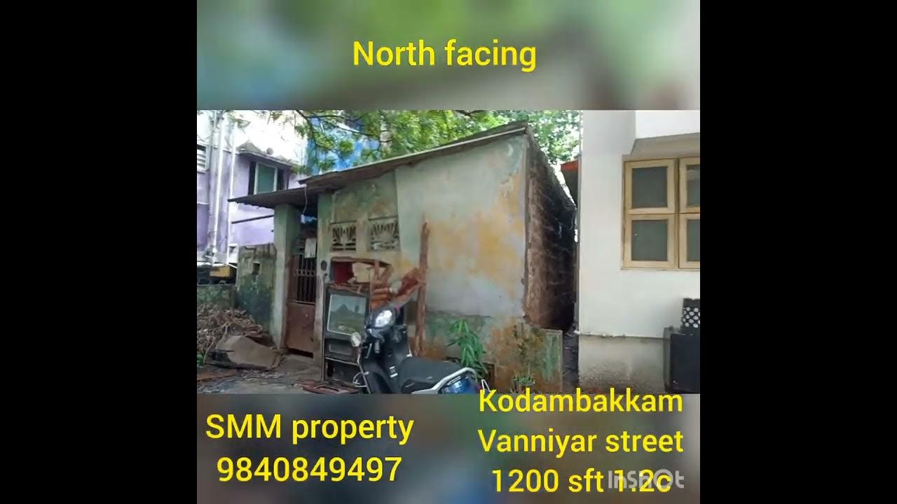 Kodambakkam vanniyar street 1200 sft land with old building Sale Price