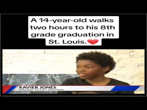 Boy Walks 6 Miles To Make It To His Middle School Graduation & Received A College Scholarship