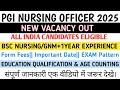 GOOD NEWS FOR NURSING STUDENTS || NEW NURSING OFFICER VACANCY 2025 NOTIFICATION OUT