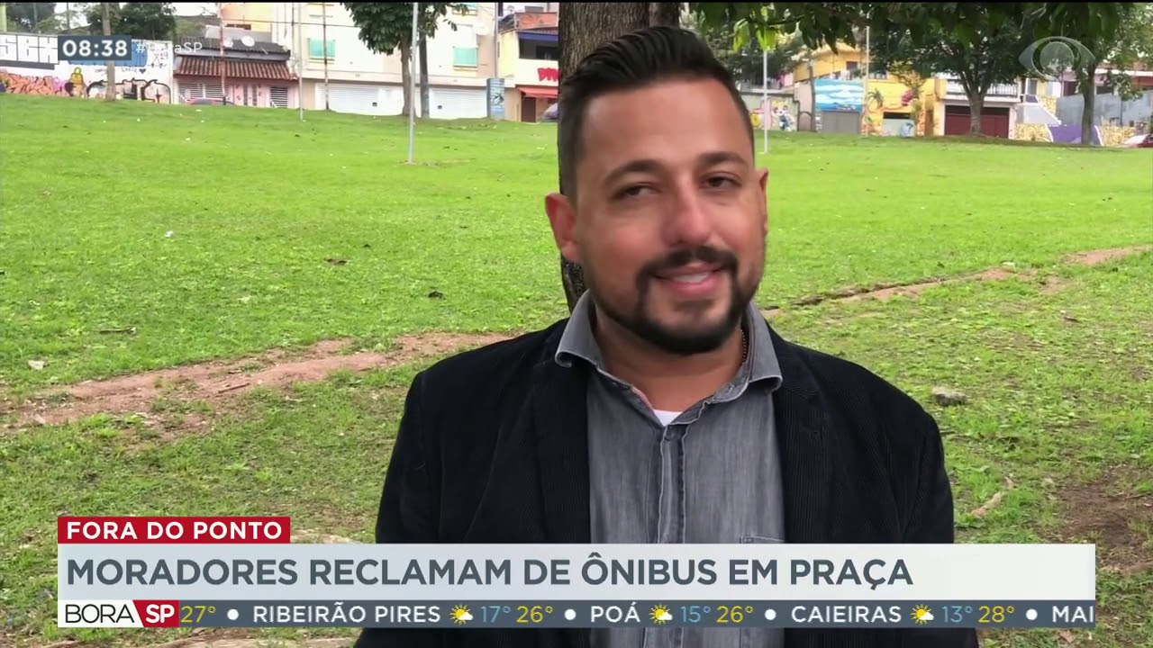 Santo André: moradores reclamam de ônibus em praça cafe com jornal acabou