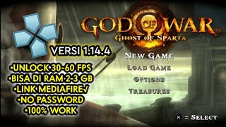 Download lagu Cheat 60fps God Of War(Ghost Of Sparta) Ppsspp Work 100% Lancarrr Di ram 2-3GB #godofwar #60fps