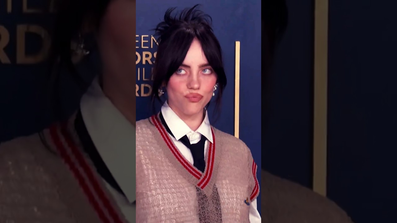 Billie Eilish at the 2024 SAG Awards. 