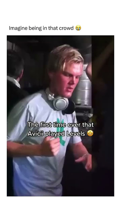 First time Avicii played levels #avicii #dj #electronicmusic #edm #levels