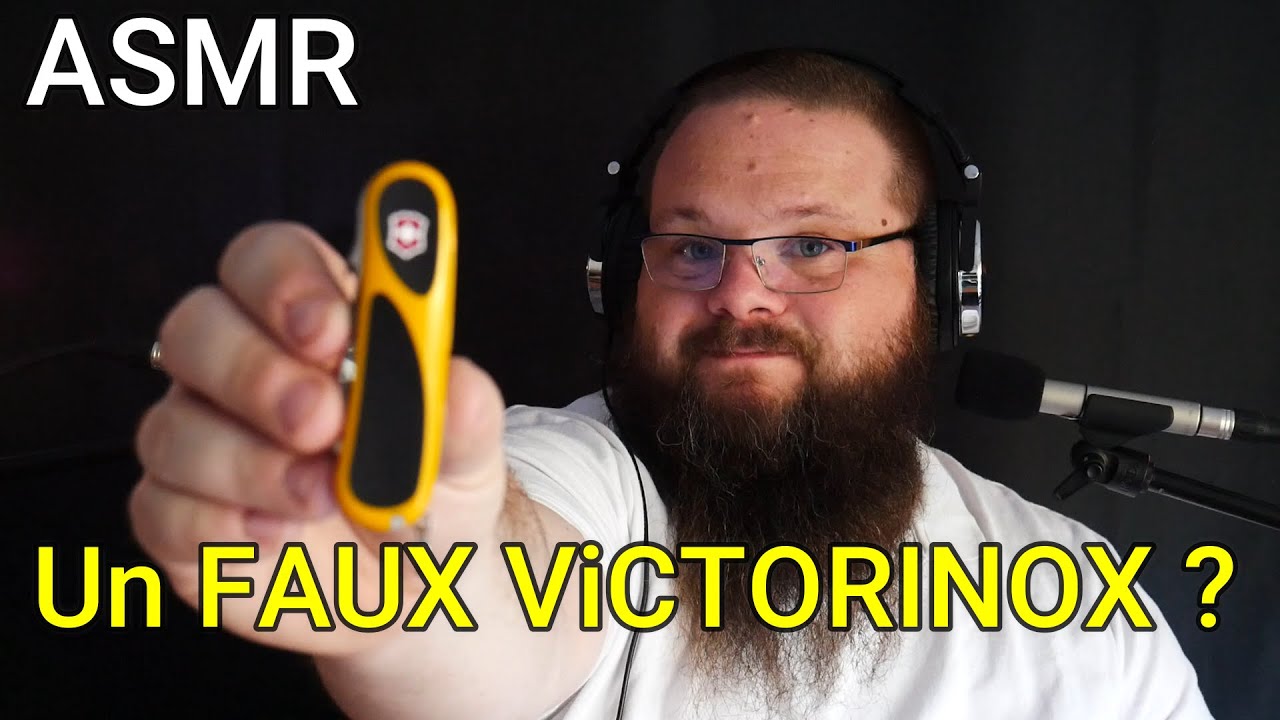 ASMR un FAUX couteau VICTORINOX ? #asmr #français