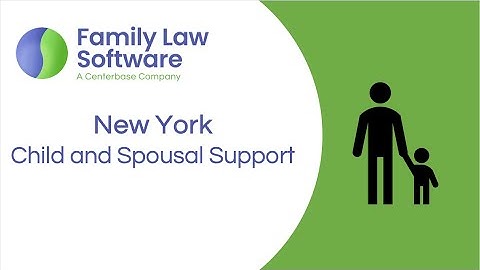 New York Child Support and Spousal Maintenance with Family Law Software