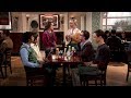 The Big Bang Theory - FIRST TIME Penny serves guys at The Cheesecake Factory