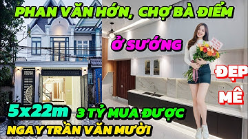 Nhà Hóc Môn Ở ĐÃ 5×22m đường nhựa 12m 💥Sát đường Phan Văn Hớn, Chợ Bà Điểm #nhahocmon