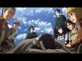 Sasha tell levi to shut up hange laughed  attack on titan season 3 episode 19