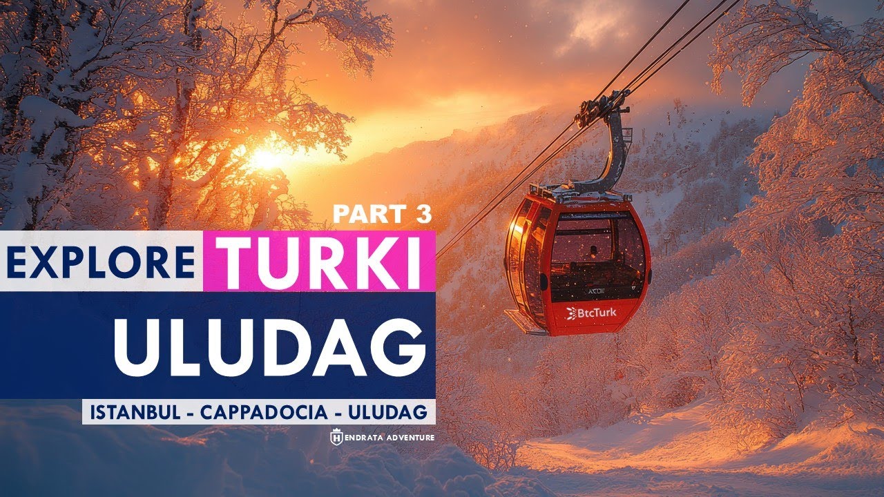 Vlog Turki: Pertama Kali Lihat Salju di Uludağ Bursa! Naik Cable Car & Hotel Mewah Swissotel 🏔️❄️