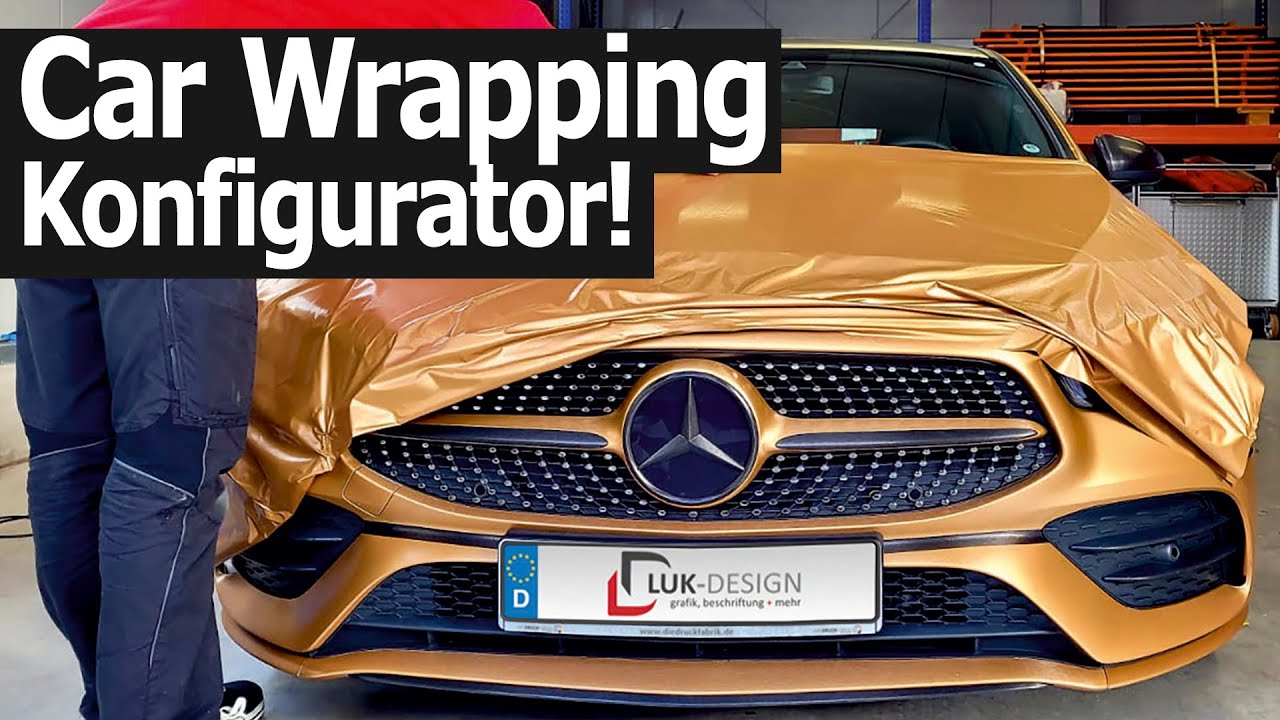 CarSigner - Online Fahrzeug Folierung gestalten und Car Wrapping  beauftragen - YouTube