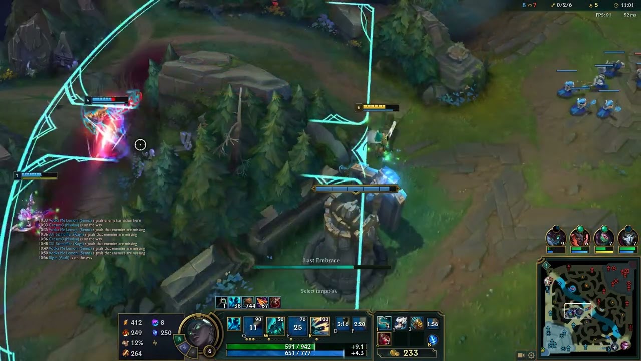 League Of Legends Ft Senna On Support (Game 4000 Patch 13.9)