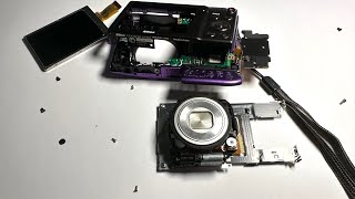 Nikon Coolpix s3300 Removing the lens - YouTube
