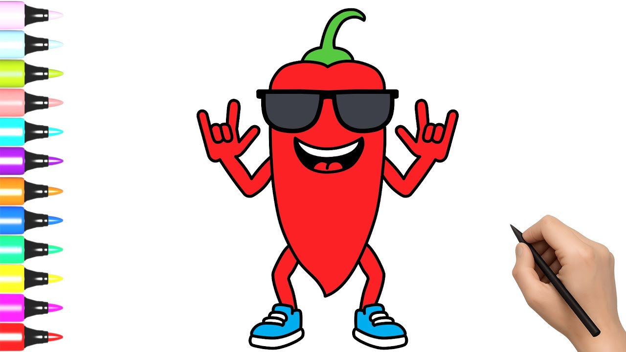 Как нарисовать ЧИЛИН ЧИЛИ! Рисование Brainrot