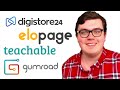 Die BESTEN Hostingplattformen im Vergleich: DigiStore24, Elopage, Teachable, Clickbanks und mehr