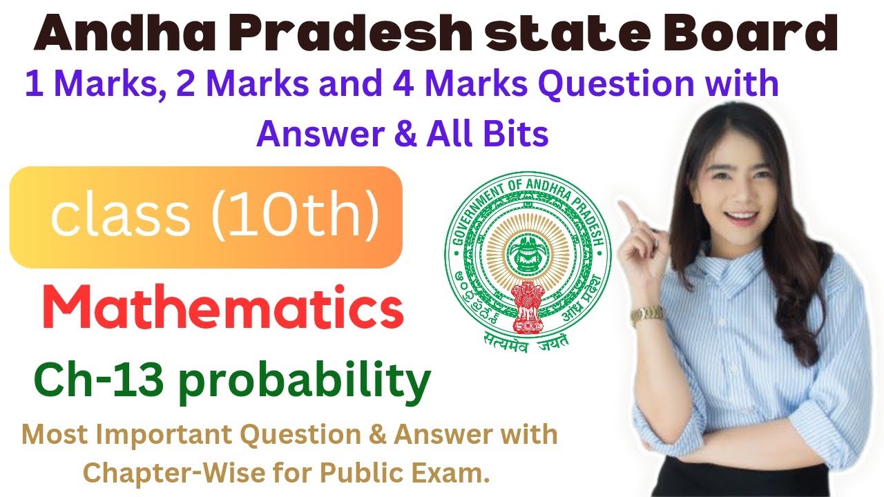 Class 10th Math Probability All bits Important question for Andhra ...