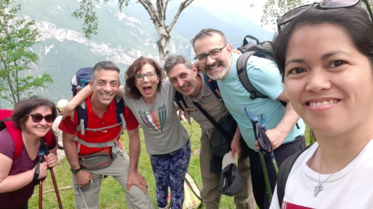 Hiking  with Italian Friends (Part 2) Sasso di Preguda on Moregallo.