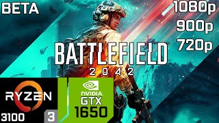 Battlefield 2042 | GTX 1650 + Ryzen 3 3100 + 16GB RAM | 1080p 900p 720p - Low Settings