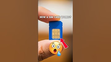 The Hidden Technology Inside Your SIM Card Explained! #facts #science #shorts