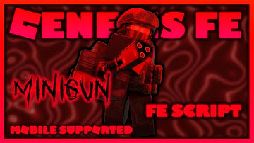 ROBLOX FE MINIGUN SCRIPT | MOBILE SUPPORTED | FLING | R6 & R15 | FREE | DA HOOD SUPPORT | GENESIS FE