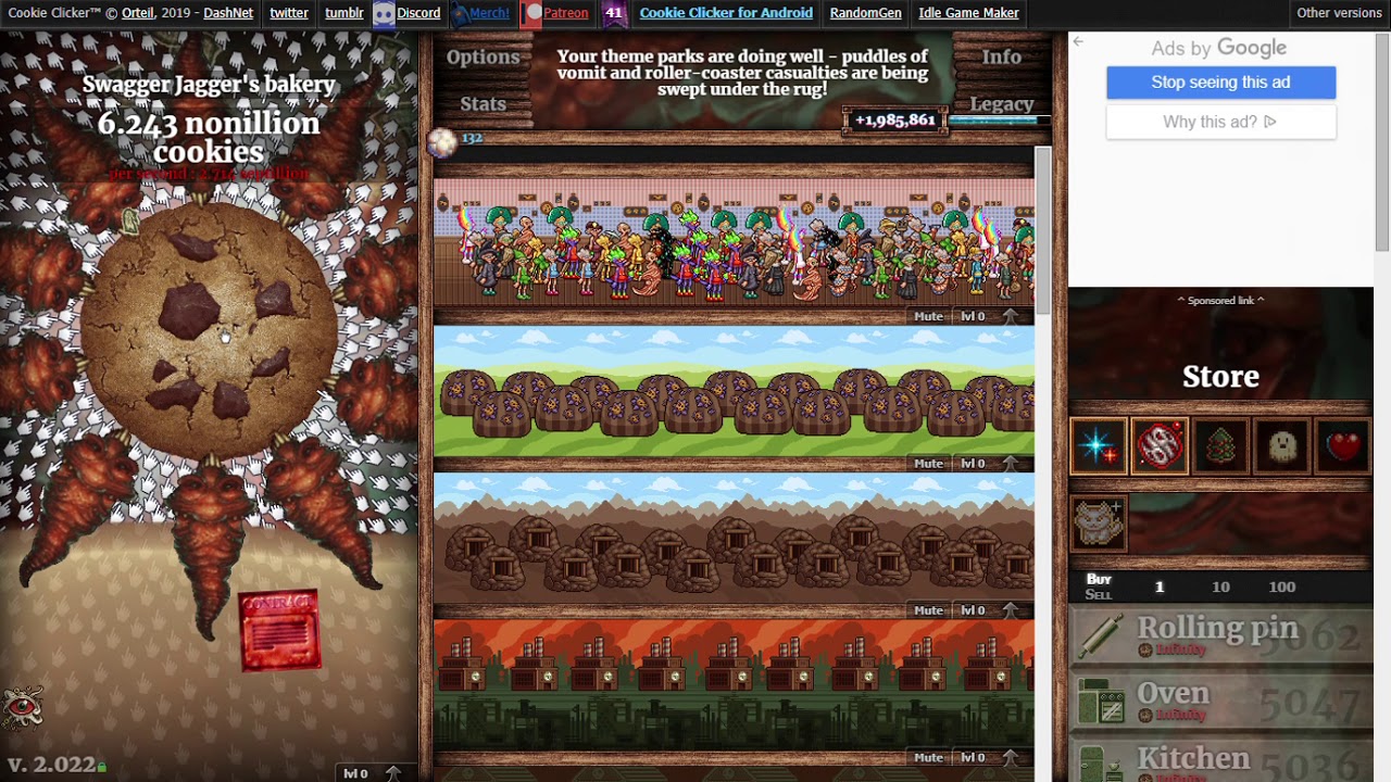 Cookie clicker - YouTube