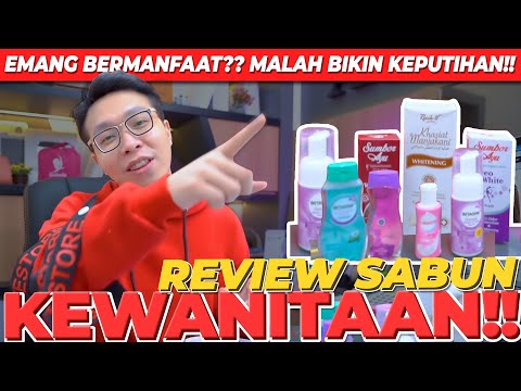 REVIEW SABUN KEWANITAAN!! BIKIN KEPUTIHAN?? ATAU BERMANFAAT??