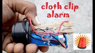 Handmade Cloth Clip Alarm for Door &amp; Window Safety