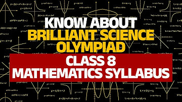 ⚡ Ace Brilliant Science Olympiad (BSO) ⚡ | Complete Class 8 MATHEMATICS Syllabus
