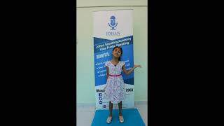Mannat | Poem Recital  | Kids Public Speaking Jalan Ipoh, Sentul | Johan Speaking Academy| screenshot 3