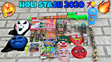 Testing Holi Items 2020 | Holi Stash | Testing Holi products | Holi 2020