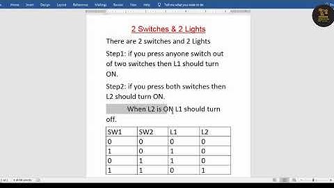 Two lights and two switches PLC Programming (TIA PORTAL V-13)plc#siemens#tia #robotics
