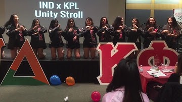 Rutgers Kappa Phi Lambda & Iota Nu Delta Unity Stroll || Talent Knight 2016 || 10.12.16