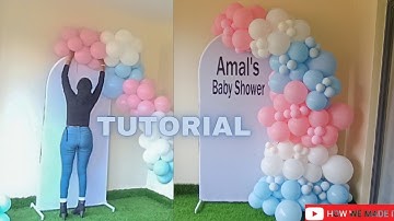 How to make a balloon arch | EASY BALLOON GARLAND TUTORIAL