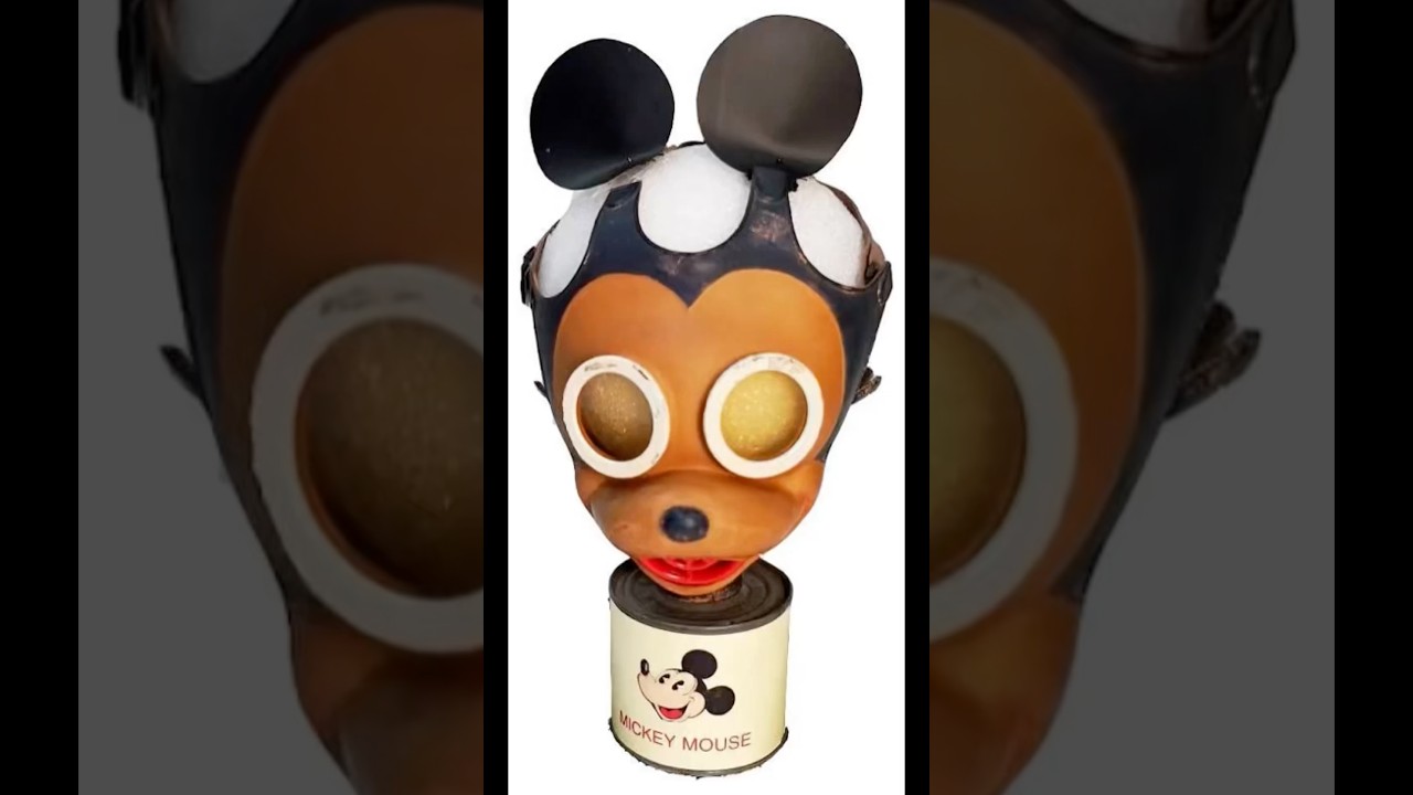 Противогаз Микки Мауса времен Второй мировой войны