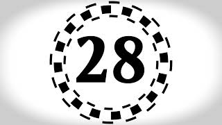 one minute countdown animation with circles time motion.