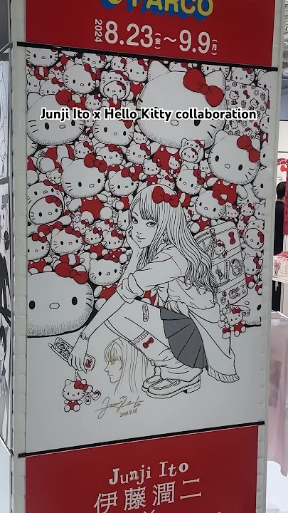 Junji Ito x Hello Kitty collaboration #junjiitocollection #anime #animeedit