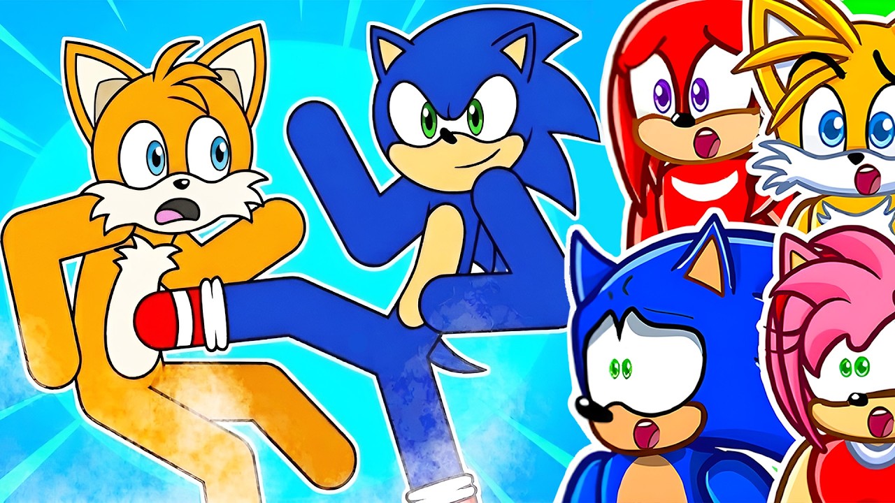 Реакция на САМЫЕ БЕЗУМНЫЕ драки с Соник Стикменами...